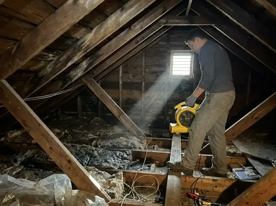 attic-water-damage-drying-proc-007 — frequently asked questions, Emergency Water Extraction & 24/7 Flood Response in Glenmon…